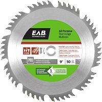 9" x 50 Teeth All Purpose  Professional Saw Blade Recyclable Exchangeable